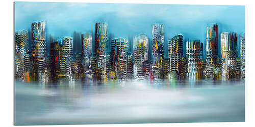 Tableau en plexi-alu Blue City