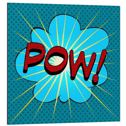 Stampa su alluminio Pow!