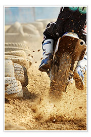 Poster  Corsa di motocross