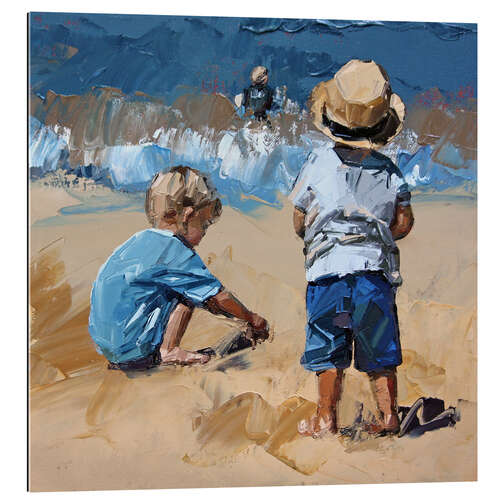 Gallery print Children in the sand