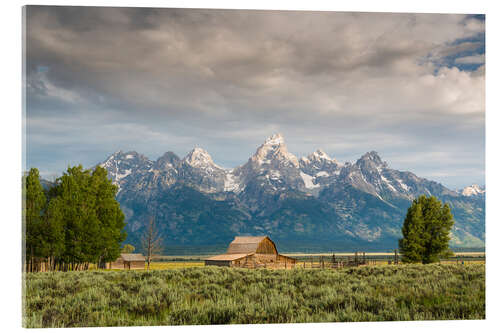 Stampa su vetro acrilico Grand Teton