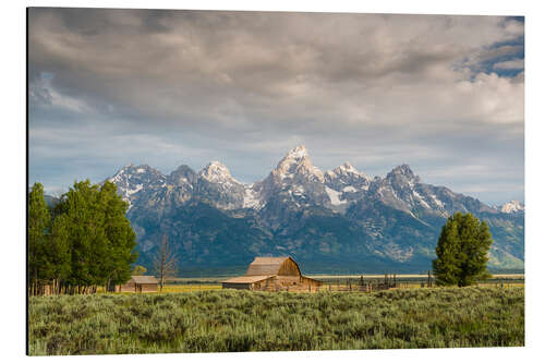 Tableau en aluminium Grand Teton