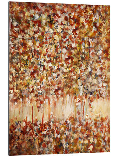Quadro em alumínio flowers dance