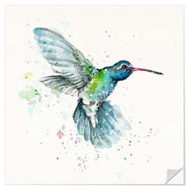 Sticker mural Colibri en vol