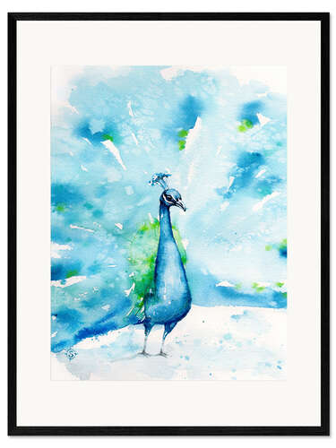 Framed art print Peacocking Around