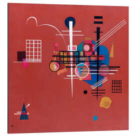 Magnettafel Dumpfes Rot