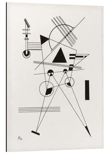 Tableau en aluminium Lithographie I