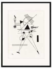 Gerahmter Kunstdruck Lithographie No. I