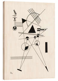 Quadro de madeira  Litografia I - Wassily Kandinsky