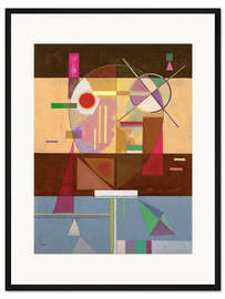 Gerahmter Kunstdruck Zersetzte Spannung