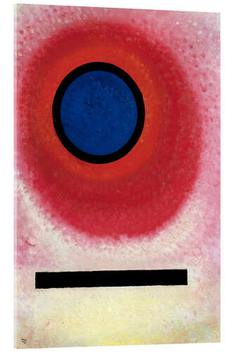 Obraz na szkle akrylowym Blue Circle No. 2