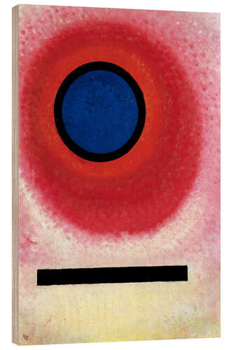 Obraz na drewnie Blue Circle No. 2