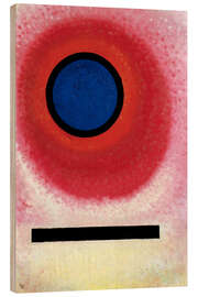 Obraz na drewnie Blue Circle No. 2