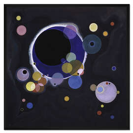 Gerahmter Kunstdruck Kreise