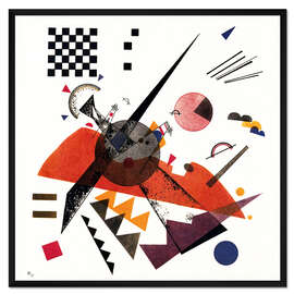 Gerahmter Kunstdruck Orange