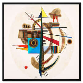 Gerahmter Kunstdruck OVAL N°2