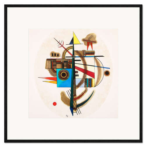 Innrammet kunsttrykk OVAL N ° 2