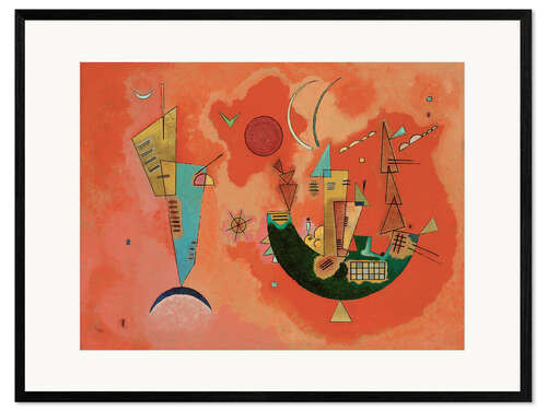 Framed art print With and against