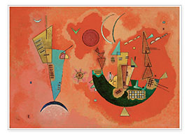 Wall print  With and against - Wassily Kandinsky