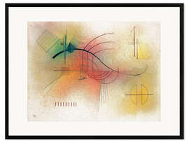 Impression artistique encadrée Lignes