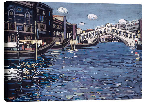 Canvas print Daughter Venice 4, Ponte Rialto
