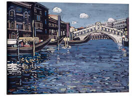 Magnettafel Erinnerung an Venedig 4, Ponte Rialto 