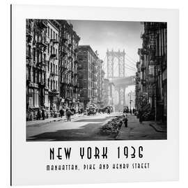 Magnettafel Historisches New York, Pike and Henry Street