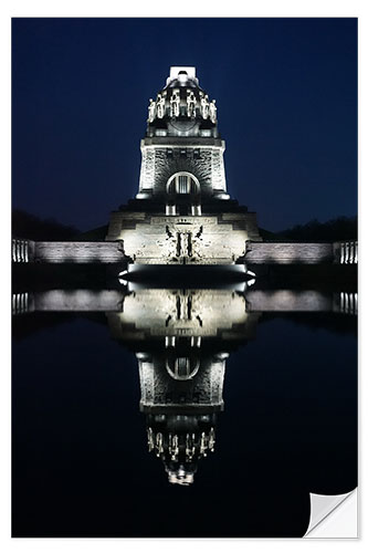 Selvklebende plakat Battle of the Nations monument, Leipzig