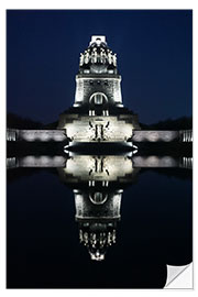 Selvklebende plakat Battle of the Nations monument, Leipzig