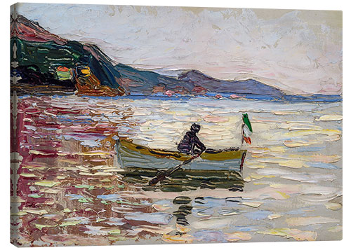 Lerretsbilde Rapallo, boat in the sea