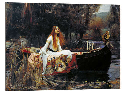 Alubild Die Dame von Shalott