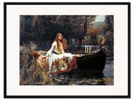 Gerahmter Kunstdruck Die Dame von Shalott