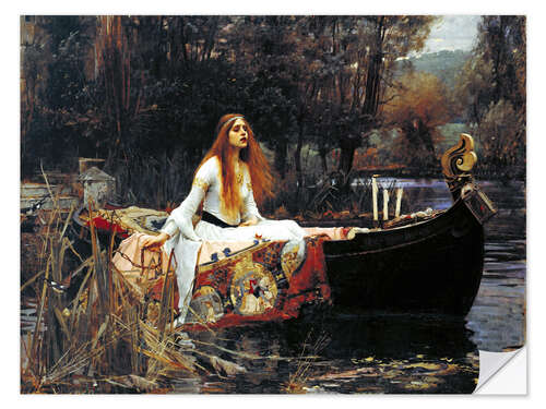 Sticker mural La Dame de Shalott