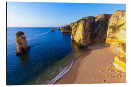 Alubild Strand Praia da Dona Ana bei Lagos an der Algarve