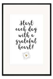 Gerahmter Kunstdruck Grateful Heart