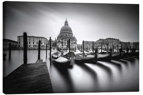 Canvas print Venetian gondolas