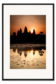 Gerahmter Kunstdruck Angkor Wat 3