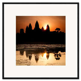 Innrammet kunsttrykk angkor wat