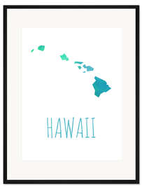 Gerahmter Kunstdruck Hawaii