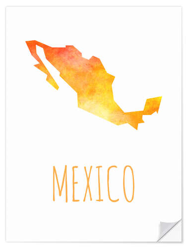 Selvklebende plakat Mexico