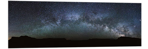 PVC-tavla Panoramic of the Milky Way arch, United States