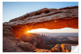 Sticker mural Lever du soleil à Mesa Arch, USA