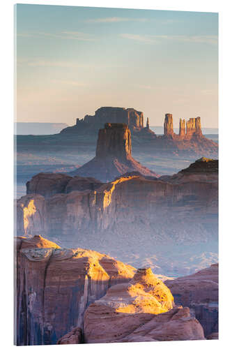 Akryylilasitaulu Hunt's Mesa sunrise, Monument Valley Tribal park, Arizona, USA