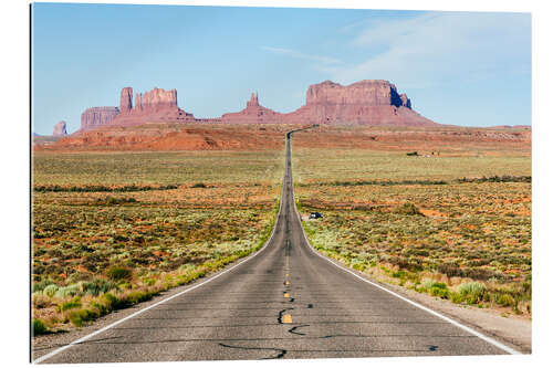 Gallery print US route 163 leading to Monument Valley, Arizona, USA