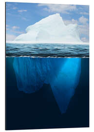 Aluminium print Antarctic iceberg