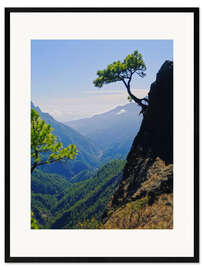 Impression artistique encadrée Caldera de Taburiente, La Palma