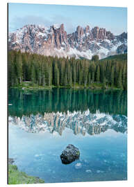 Aluminium print Karersee (Lago di Carezza)