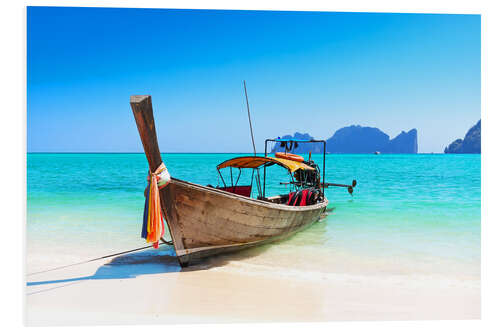 Foam board print Longboat in Thailand