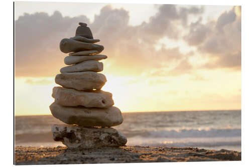 Galleritryk Little tower of pebbles