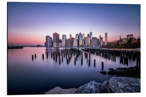 Cuadro de aluminio Sunrise New York City